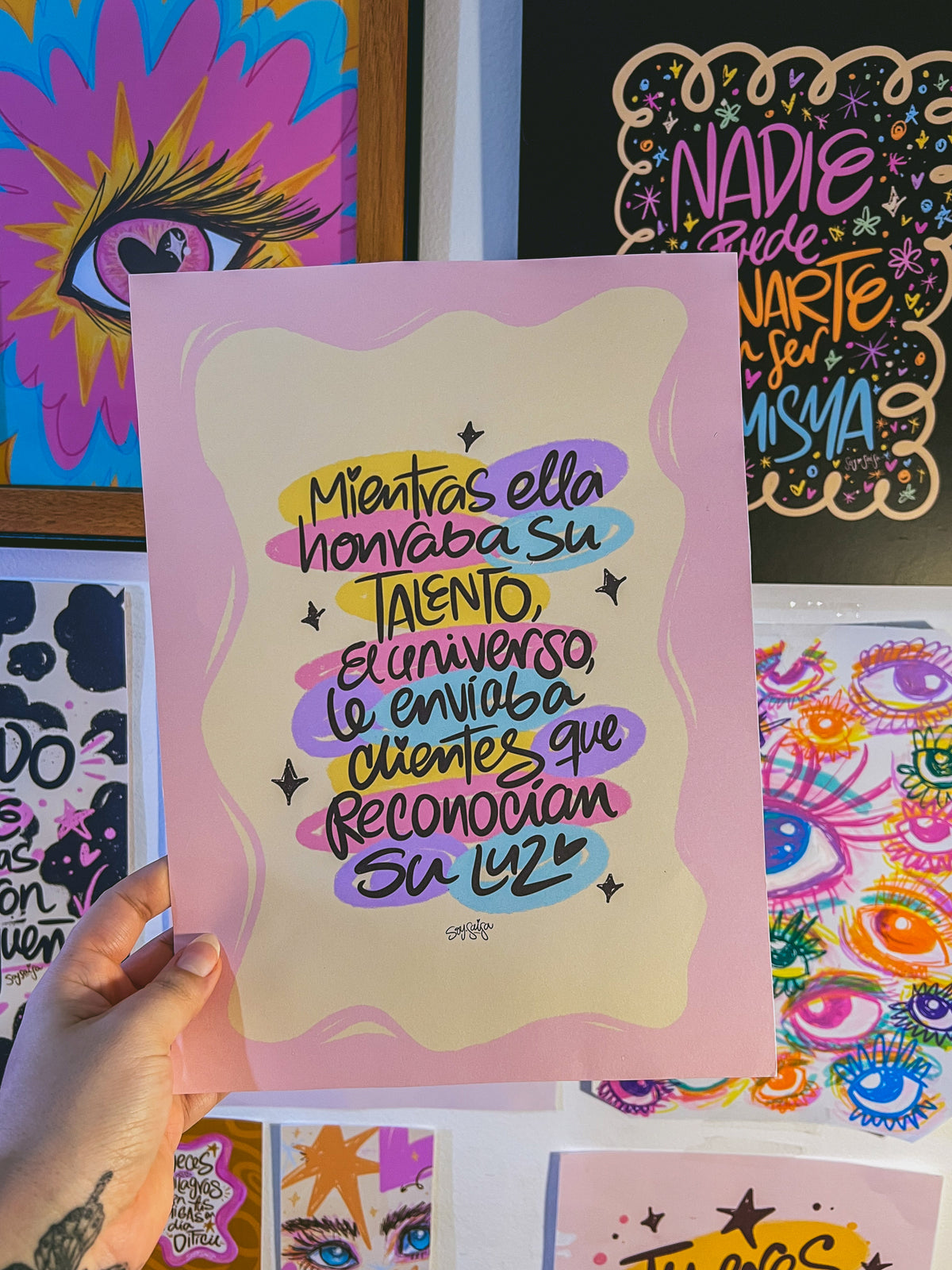 Afiches decorativos • Honra tu talento