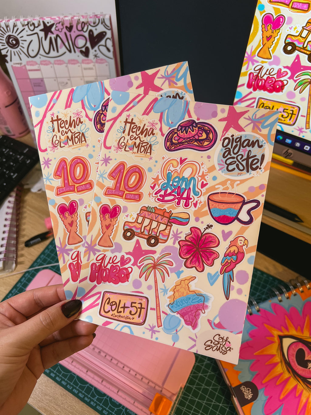 Stickers - Coleeción Mi Colombia 2026