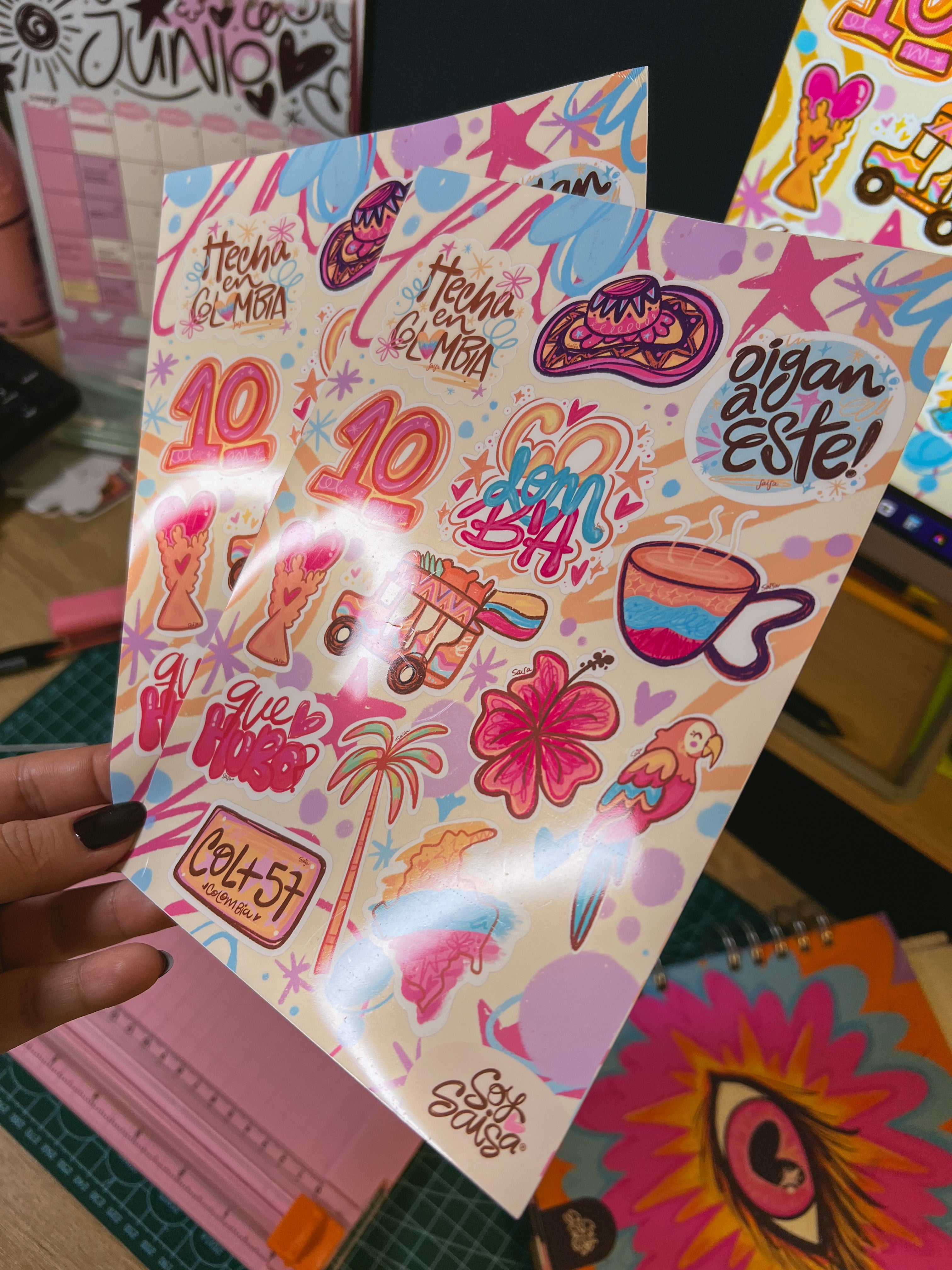 Stickers - Coleeción Mi Colombia 2026