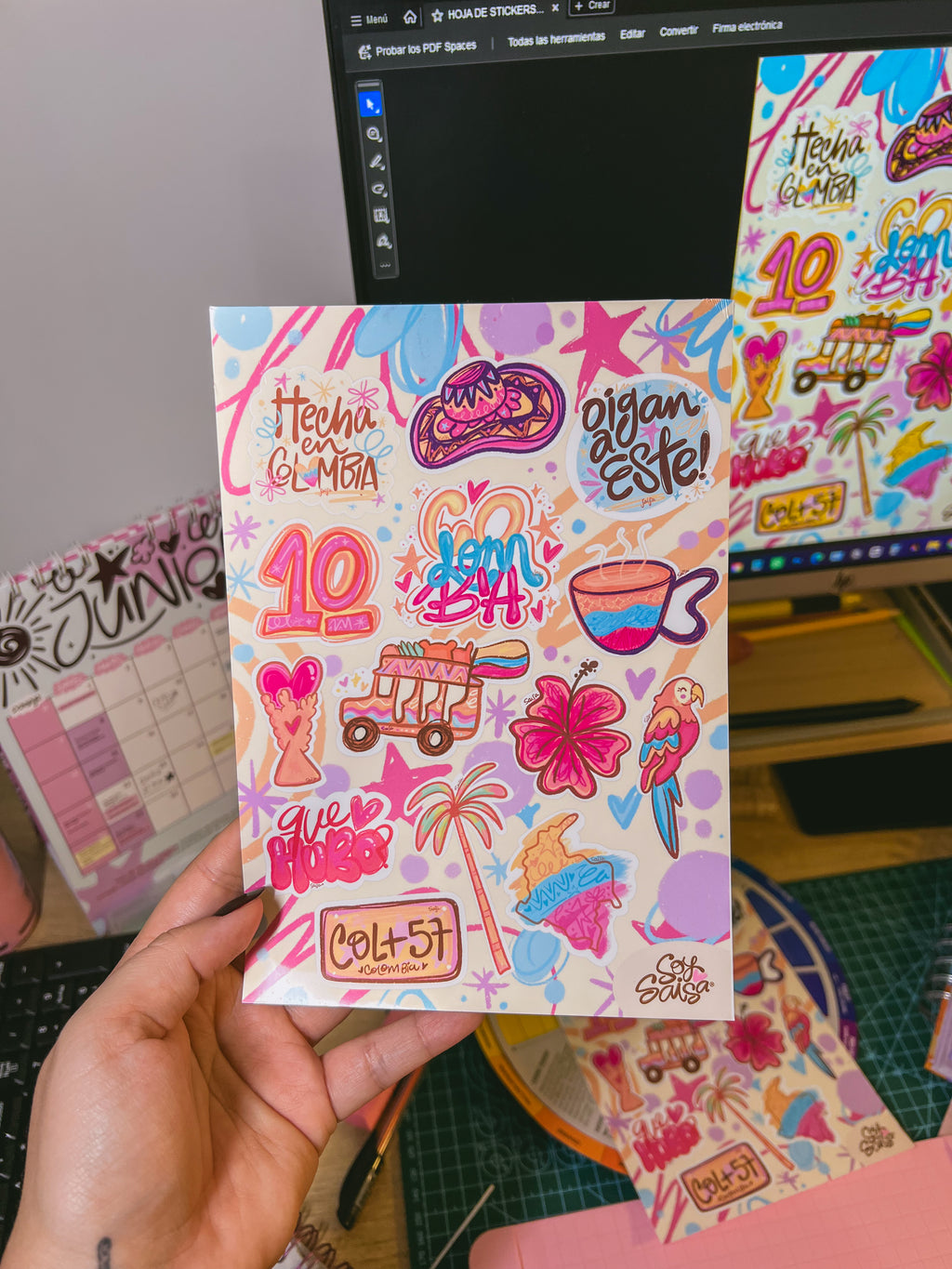 Stickers - Coleeción Mi Colombia 2026