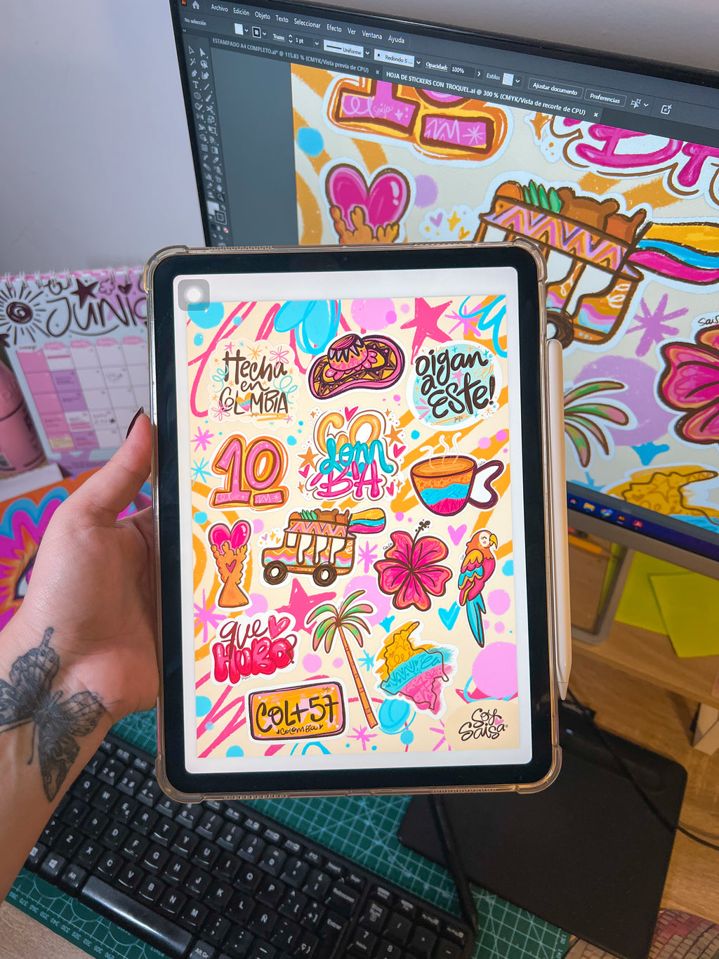 Mi Colombia — Pack de Ilustraciones Digitales