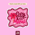 Diseño de Sticker Floral ✿ Feliz Día Mamá