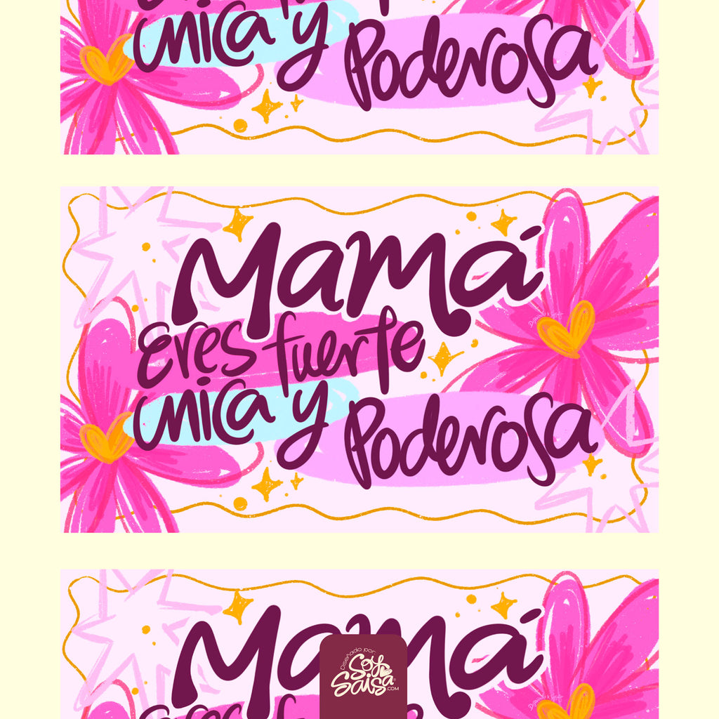Diseño de Tarjeta ♥ Mamá Poderosa