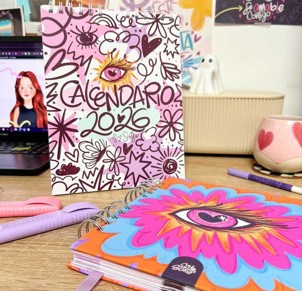 Pack Mi Año 2026 🠂 Agenda + Calendario ✶Crea✶
