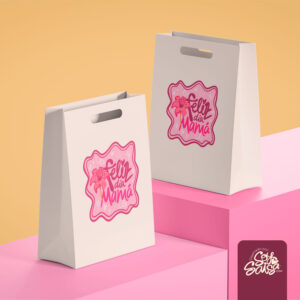 Diseño de Sticker Floral ✿ Feliz Día Mamá